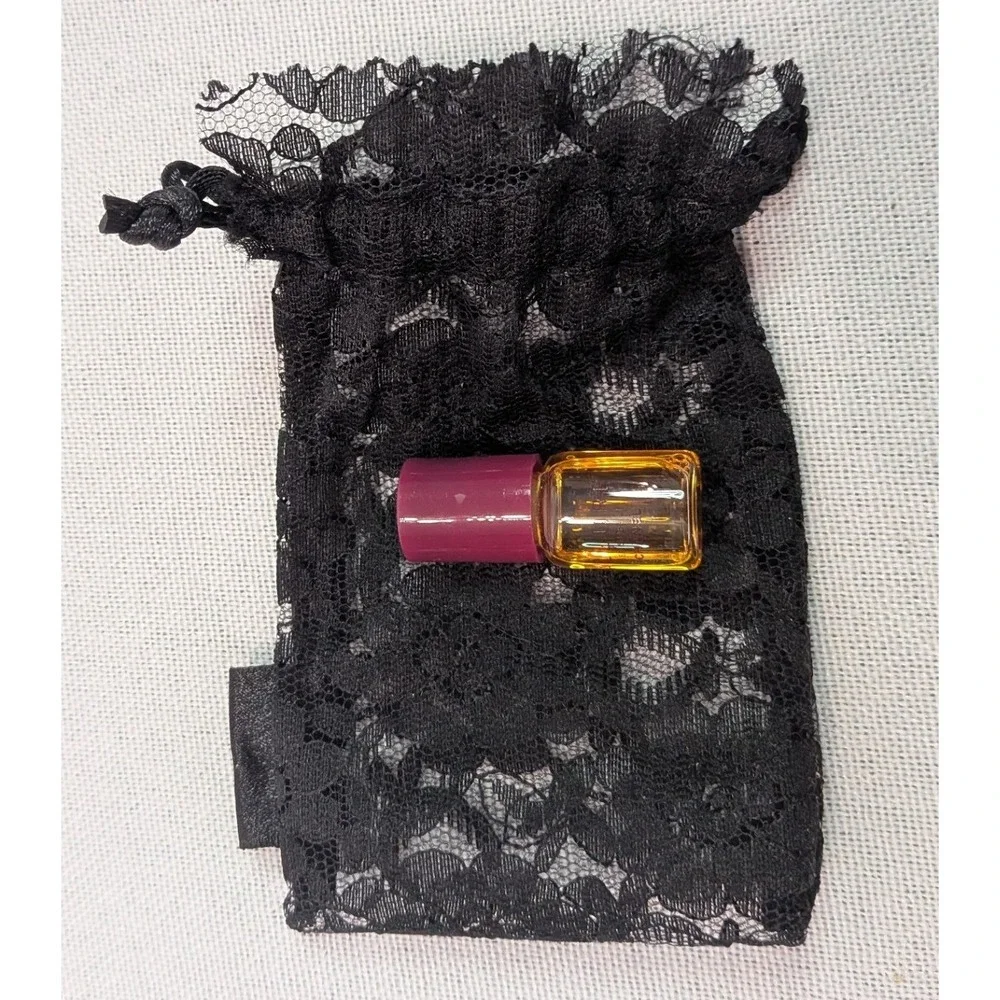 Chanel Allure Sensuelle Parfum Women Mini 1.5in Excellent Lace Pouch Vintage